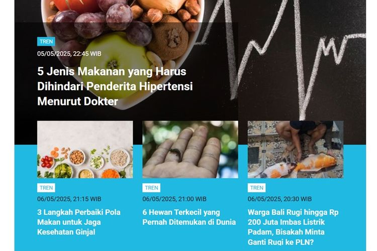 [POPULER TREN] Makanan yang Perlu Dihindari Penderita Hipertensi | Tanda Tekanan Darah Tinggi pada Kaki