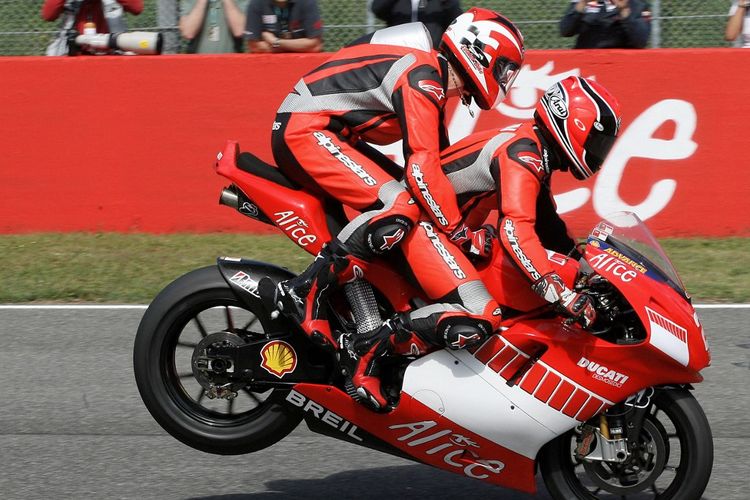 Ducati Moto X2.  AFP PHOTO / Mario LAPORTA (Photo by MARIO LAPORTA / AFP)