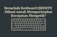 INFOGRAFIK: Benarkah Keyboard QWERTY Dibuat untuk Perlambat Mengetik?