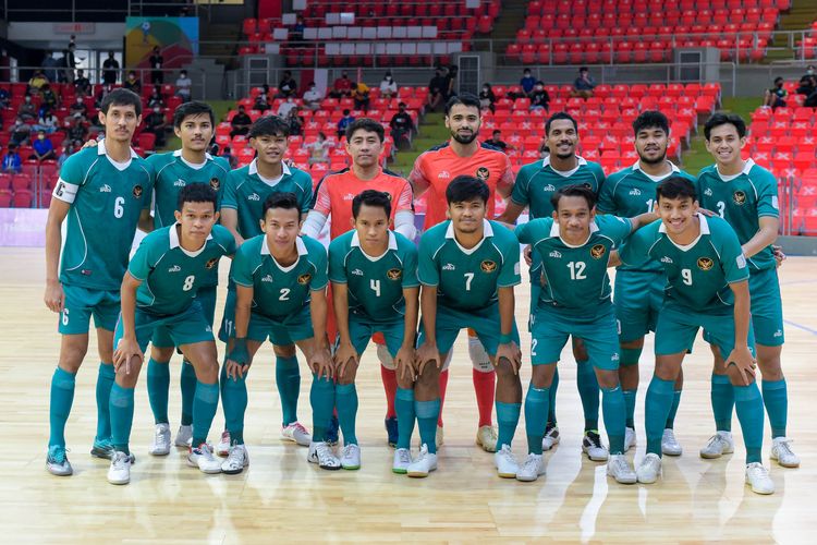 Timnas futsal Indonesia pada ajang Piala AFF Futsal 2022 di Bangkok, Thailand, 3-10 April 2022.