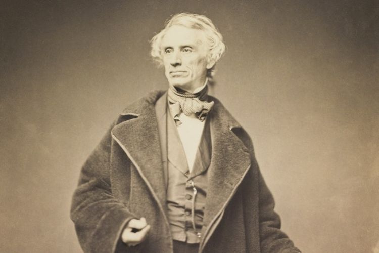 Samuel Morse dalam foto karya Matthew Brady pada 1857.