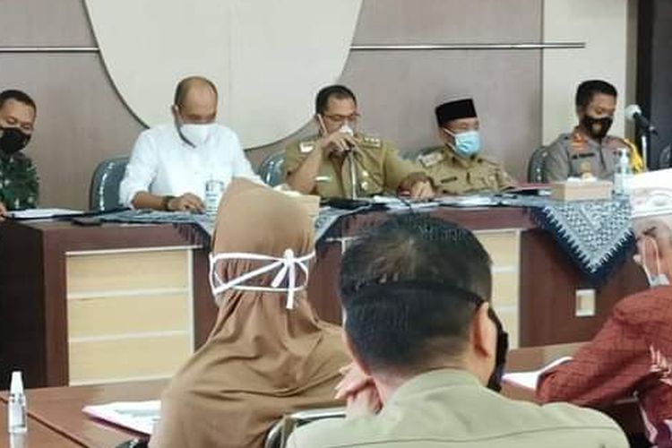 Bupati Semarang Ngesti Nugraha memimpin rakor persiapan Idul Fitri.