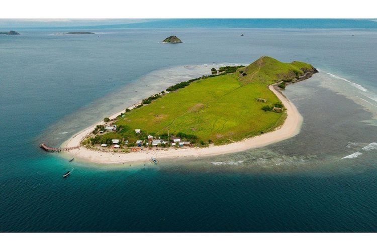 Pulau Kenawa yang ikonik.