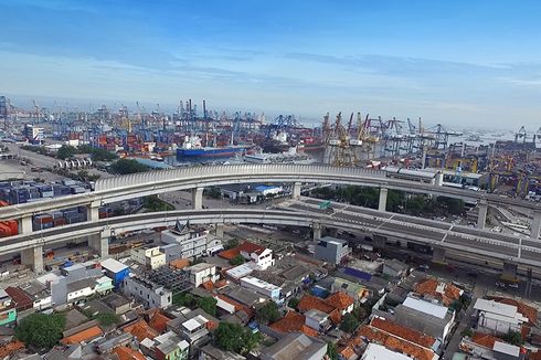 Kebakaran di Kolong Tol Tanjung Priok Dini Hari Tadi, Arus Lalu Lintas Sempat Ditutup