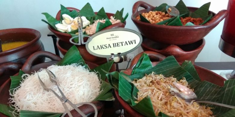 Hidangan khas Betawi di Hotel Santika Premiere Slipi Jakarta.