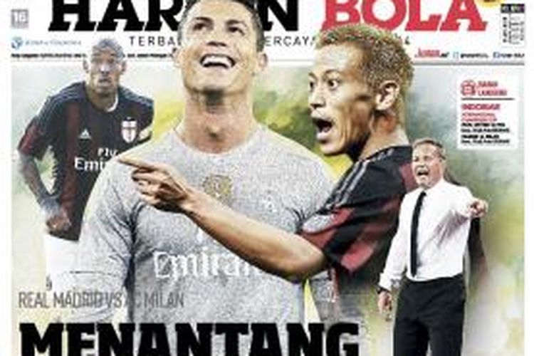 Cover Harian BOLA edisi Kamis (30/7/2015).