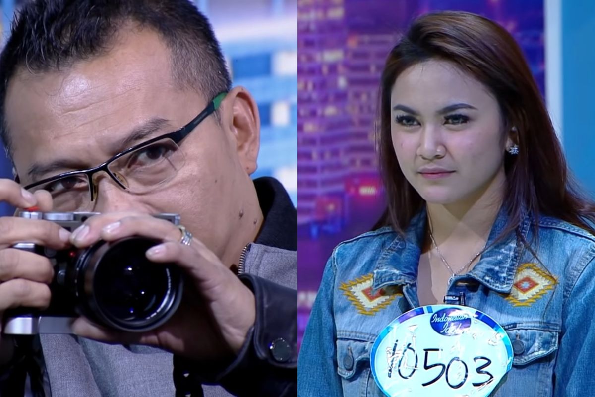 Anang Hermansyah dan kontestan Indonesian Idol X, Mahalini.