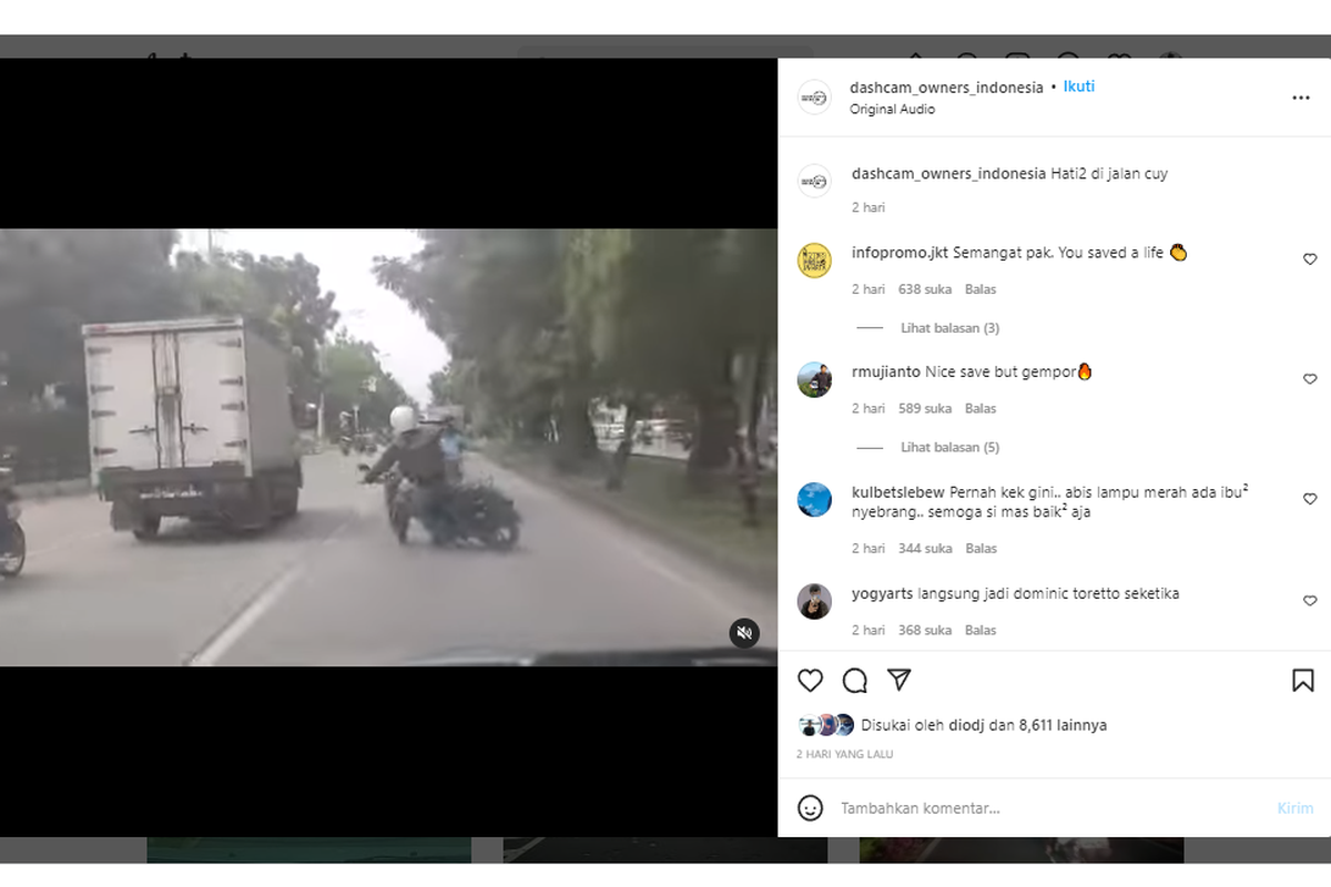 Mengendarai sepeda motor merupakan tidakan yang berisiko.