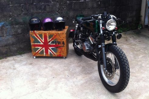 Yamaha RX-King Bergaya Cafe Racer Gara-gara Jatuh ke Jurang