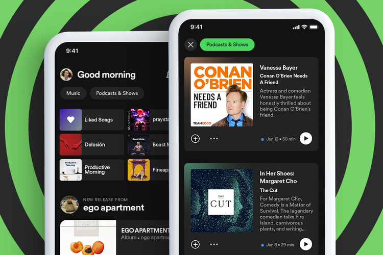 Tampilan fitur baru Spotify