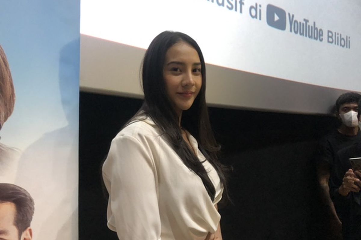Anya Geraldine di CGV FX Sudirman, Jakarta Pusat, Jumat (10/6/2022).