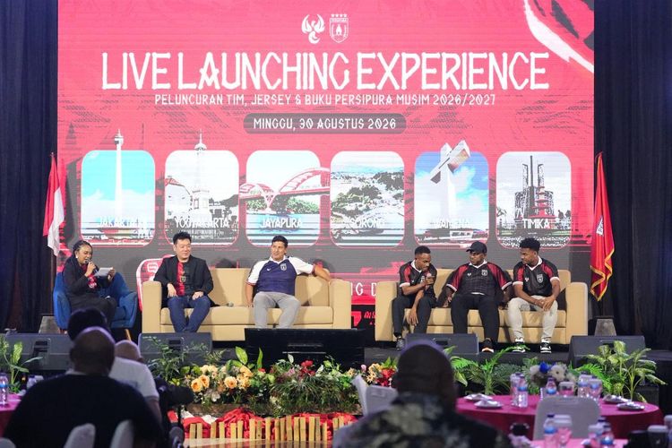 Persipura Luncurkan Tim dan Jersey Serentak di 6 Kota Termasuk Jakarta