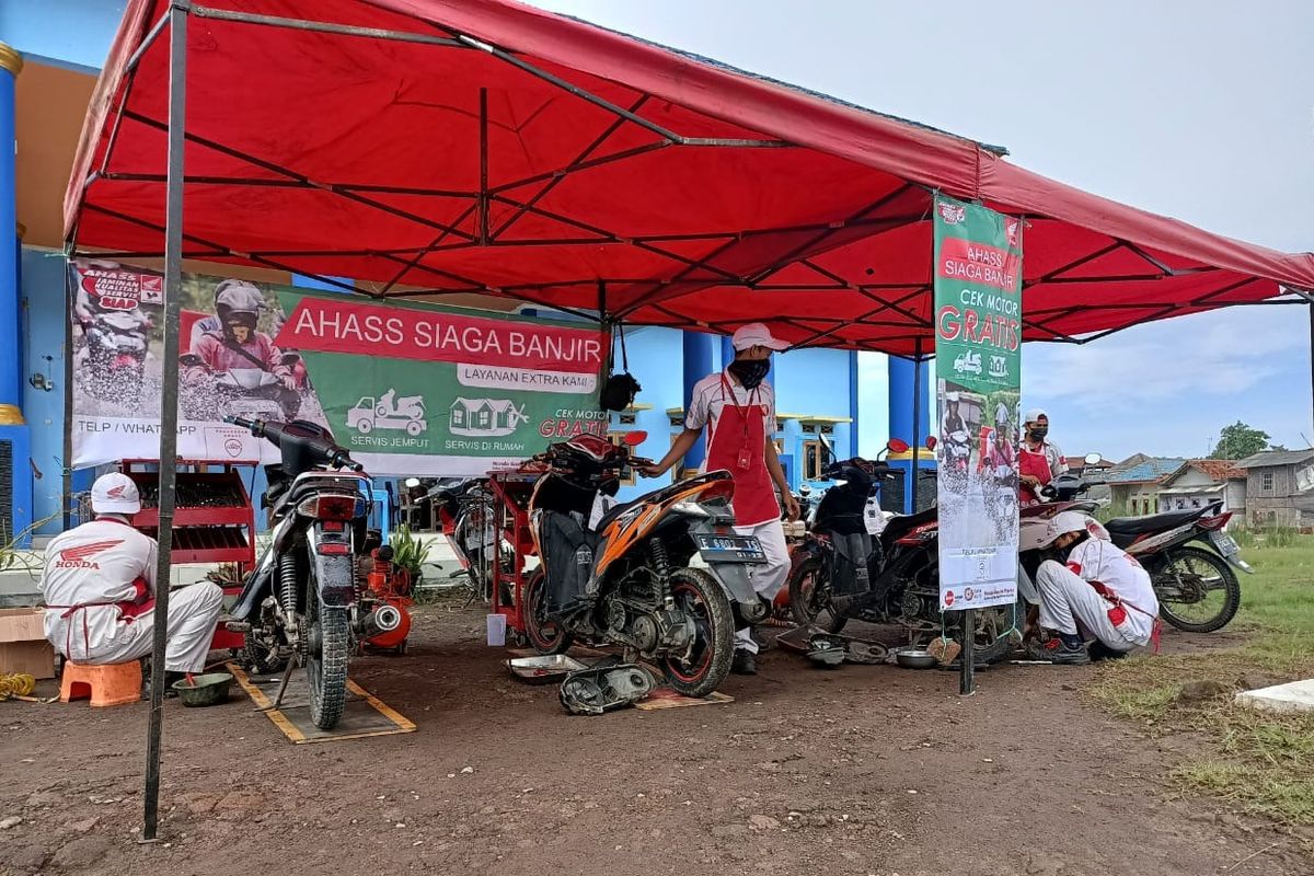 AHASS di Jawa Barat berikan servis gratis pada korban banjir