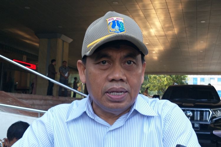 Sekretaris Daerah DKI Jakarta Saefullah di Balai Kota DKI Jakarta, Jalan Medan Merdeka Selatan, Kamis (24/10/2019).