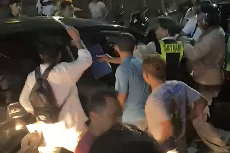 Perusak dan Penganiaya Sopir Mobil di Kuta Bali Diduga Debt Collector dan Positif Narkoba