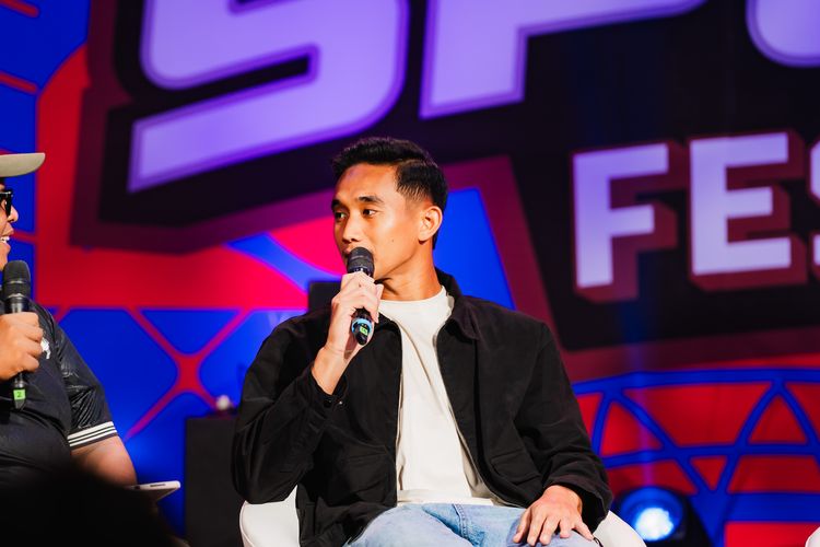 Rizky Ridho dalam acara Vidio Sports Festival 2025