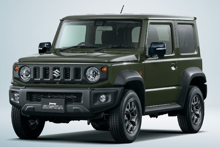 Suzuki Jimny Sierra sebagai model flagship yang dijual di Jepang.