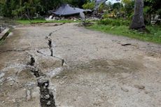 Gempa Aceh, Sejumlah Jalan Terbelah hingga Selebar 30 Cm