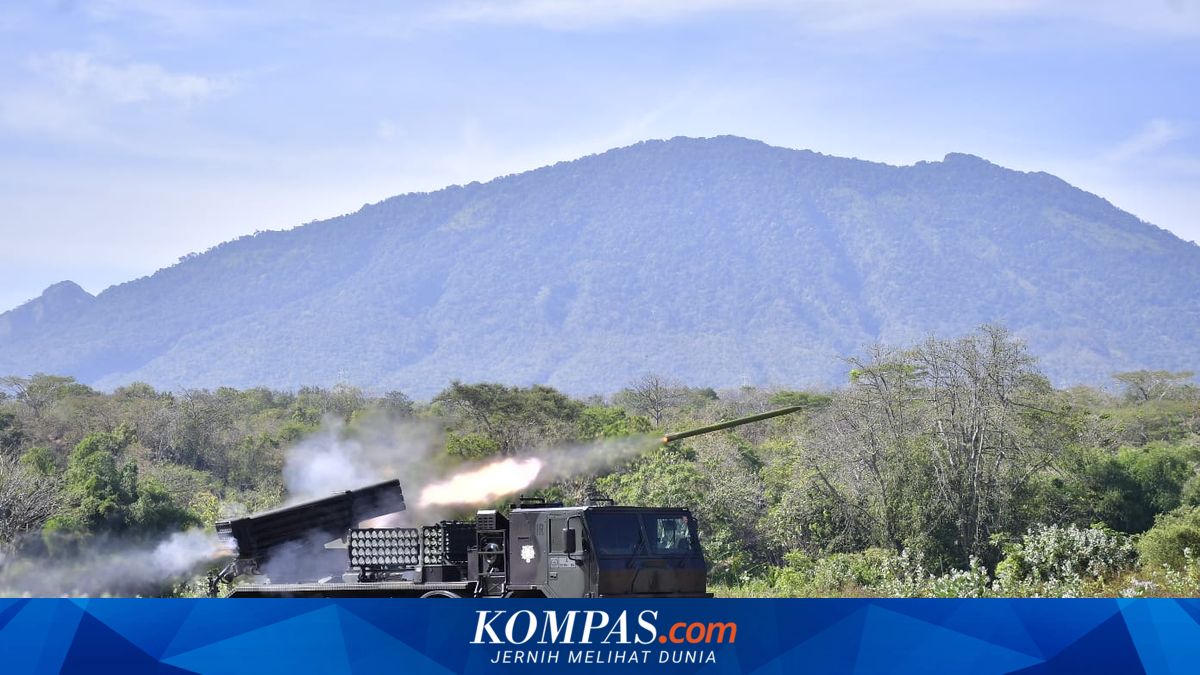 Marinir Uji Fungsi Roket 122 Mm Buatan Serbia di Baluran