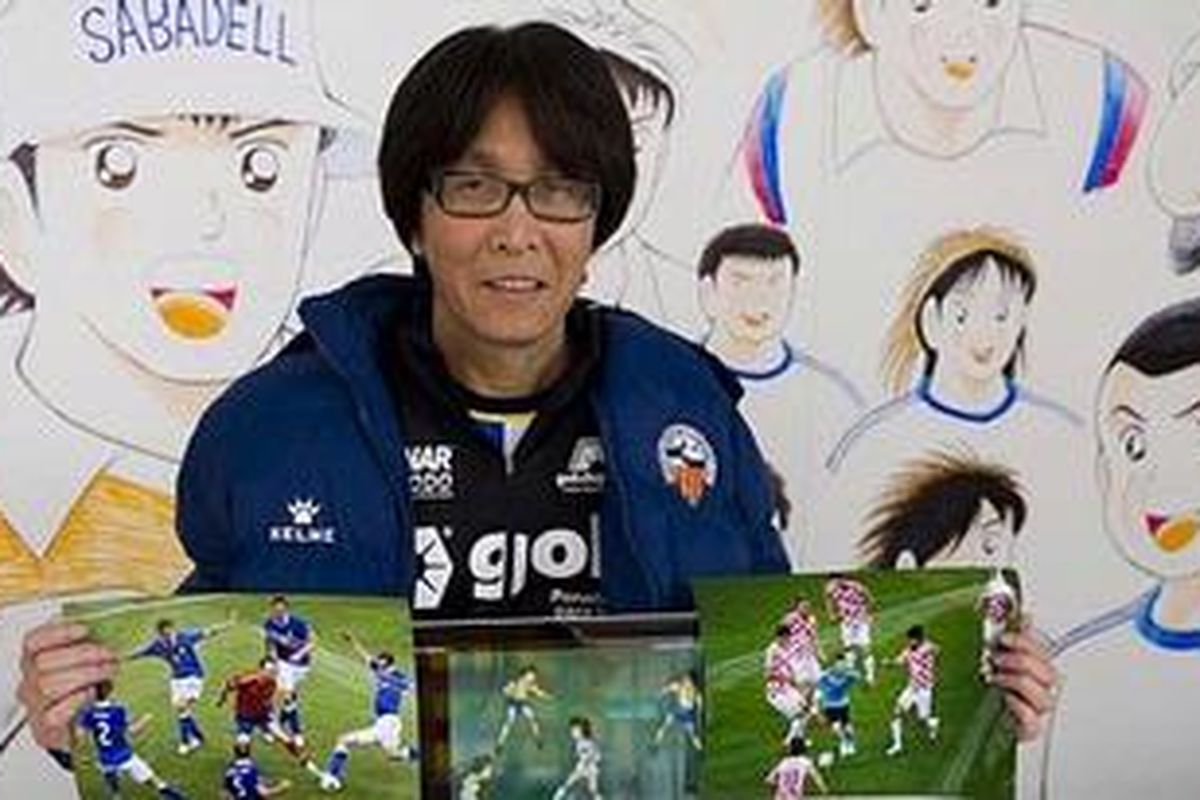 Pengarang komik "Captain Tsubasa", Yoshi Takahashi.