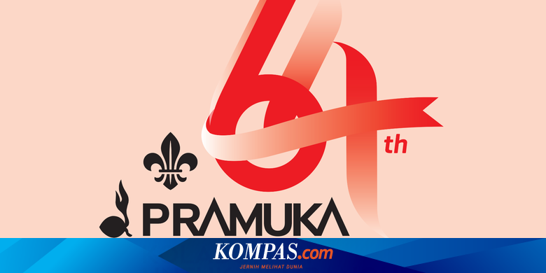 Anak Pramuka mengikuti upacara bendera