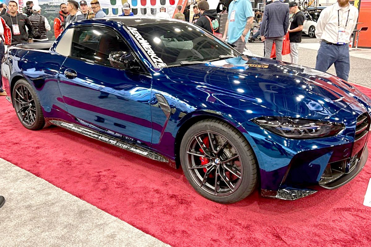 Modifikasi BMW M4 jadi pikap