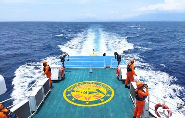 Basarnas Bali Hentikan proses pencarian terhadap 9 ABK KM Liberty I yang dinyatakan hilang di perairan Bali Utara. 