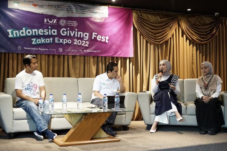Indonesia Giving Fest 2022 jadi wadah interaksi masyarakat dan OPZ.