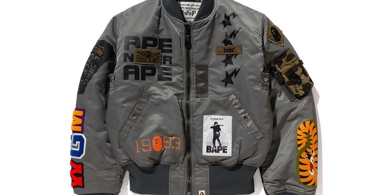 Jaket 2025 bomber bape