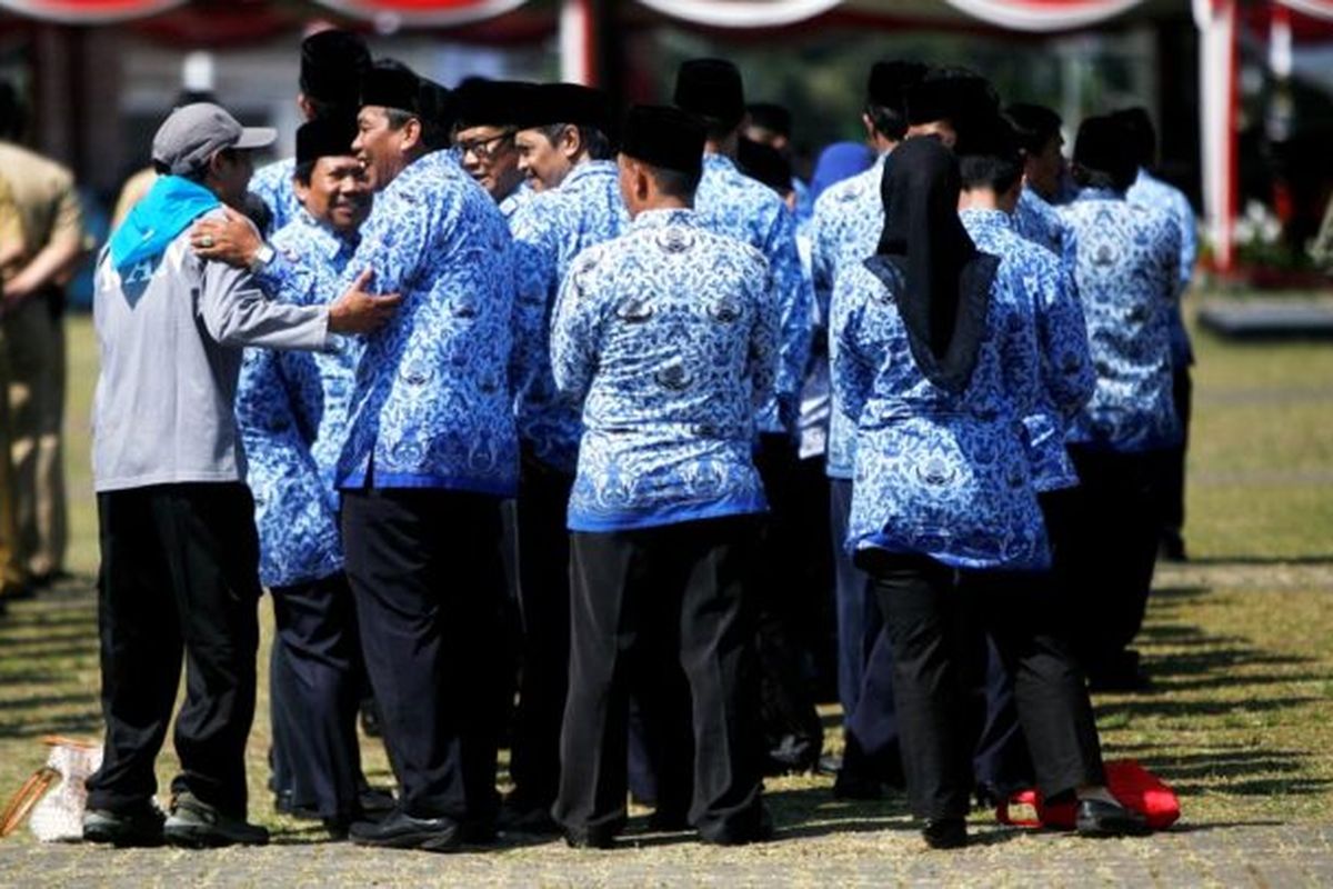 Ilustrasi pegawai negeri sipil.