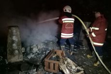 Diduga Korsleting Listrik, Rumah Semi Permanen di Serpong Hangus Terbakar