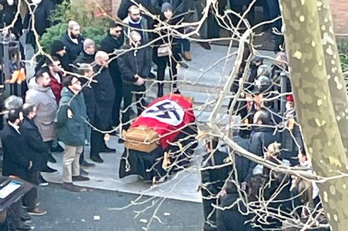 Pemakaman Ekstremis Pakai Bendera Nazi di Atas Peti Mati, Picu Kemarahan Pemimpin Agama