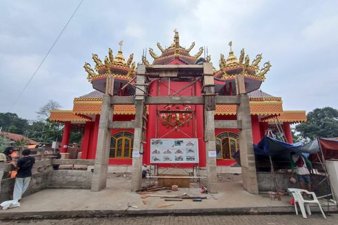Menilik Keindahan Arsitektur Tionghoa di Masjid Tjia Kang Hoo Pasar Rebo