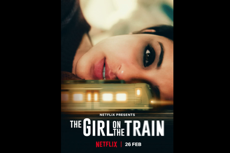 Parineeti Chopra dalam poster film The Girl on the Train (2021).