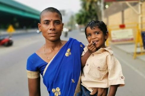 Ibu di India Ini Jual Rambut Rp 28.000 demi Beri Makan 3 Anaknya