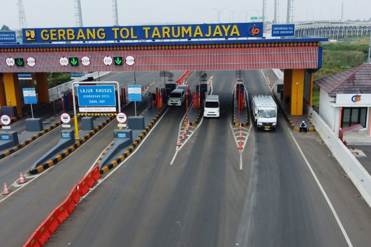 PT Pelindo Solusi Logistik atau SPSL melalui PT Cibitung Tanjung Priok Port Tollways (PT CTP) memberikan diskon tarif Jalan Tol Cibitung - Cilincing (JTCC) saat Lebaran 2024.