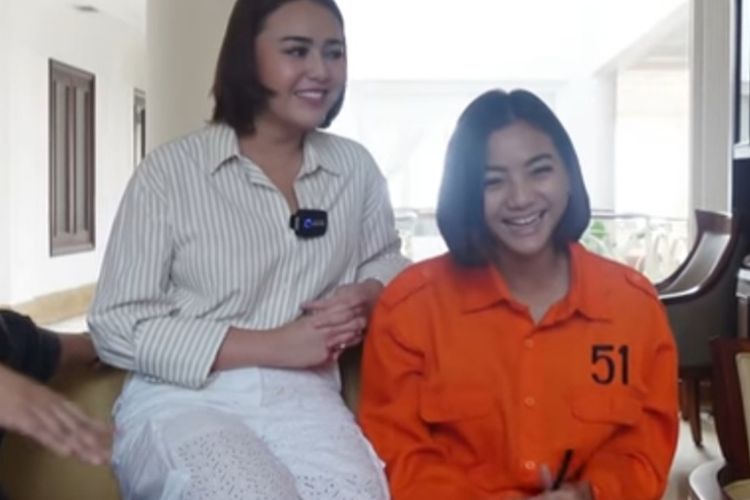 Amanda Manopo dan Glenca Chysara, pemeran Andin dan Elsa dalam sinetron Ikatan Cinta.