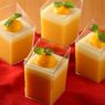 Resep Puding Mangga Cokelat, Kemas dalam Cup 