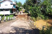 Hujan Deras lalu Banjir, Jembatan di Sukabumi Putus, Akses Warga Lumpuh