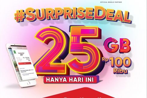 Khusus Hari Ini, Paket Data 25 GB Telkomsel Seharga Rp 100.000