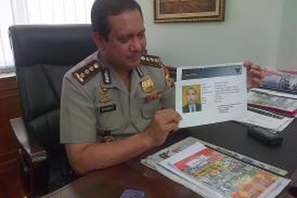 Kabid Humas Polda Metro Jaya, Komisaris Besar Rikwanto merilis selebaran orang hilang atas nama Wisnu Tjandra, petinggi Artha Graha