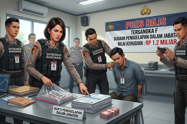 Bareskrim Tangkap Pelaku Penggelapan Rp 1,2 Miliar di Jakbar
