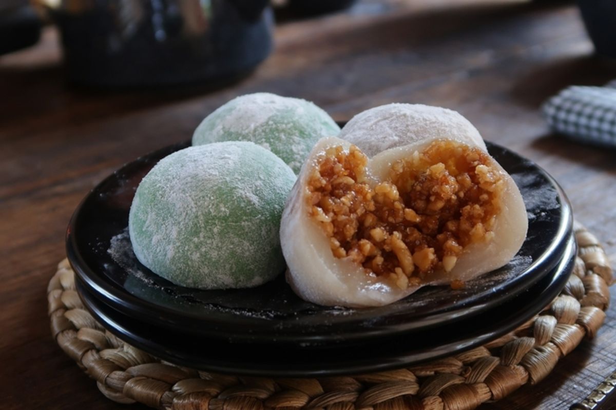 Resep Mochi Isi Kacang Tanah, Teksturnya Kenyal dan Lembut