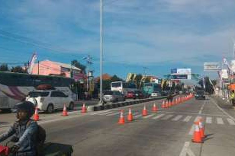 Kondisi terkini arus lalu lintas Jakarta-Tegal.