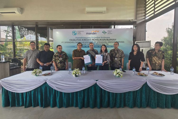 Gandeng Bank Mandiri, Springhill Group Perkuat Akses KPR bagi Konsumen Yume Green dan Yume Lagoon