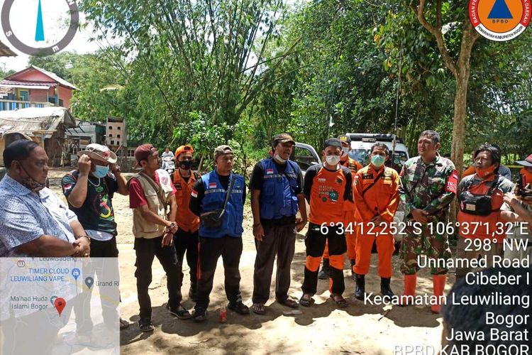 Dua anak perempuan tewas tenggelam usai merayakan ulang tahun di Kampung Gunung Tangkil Timur Rt. 01/05, Desa Cibeber, Kecamatan Leuwiliang, Kabupaten Bogor, Jawa Barat, Senin (22/3/2021).