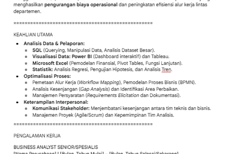 Hasil CV generated AI Business Analyst (1)