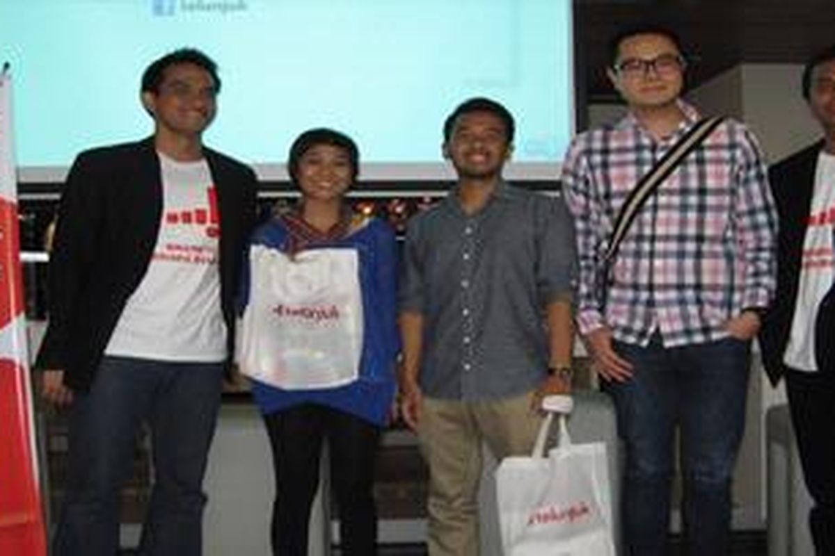 Peluncuran Resmi Telunjuk.com di Plaza Indonesia, Jakarta, Rabu (29/2/2012).