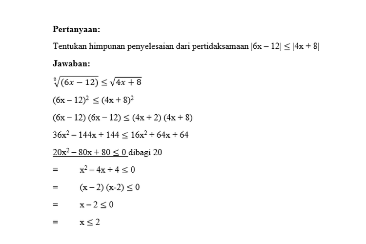 Soal dan jawaban Belajar dari Rumah TVRI 24 September 2020 SMA.