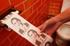 Kafe di Rusia Ini Dilengkapi Tisu Toilet Bergambar Wajah Presiden Obama  